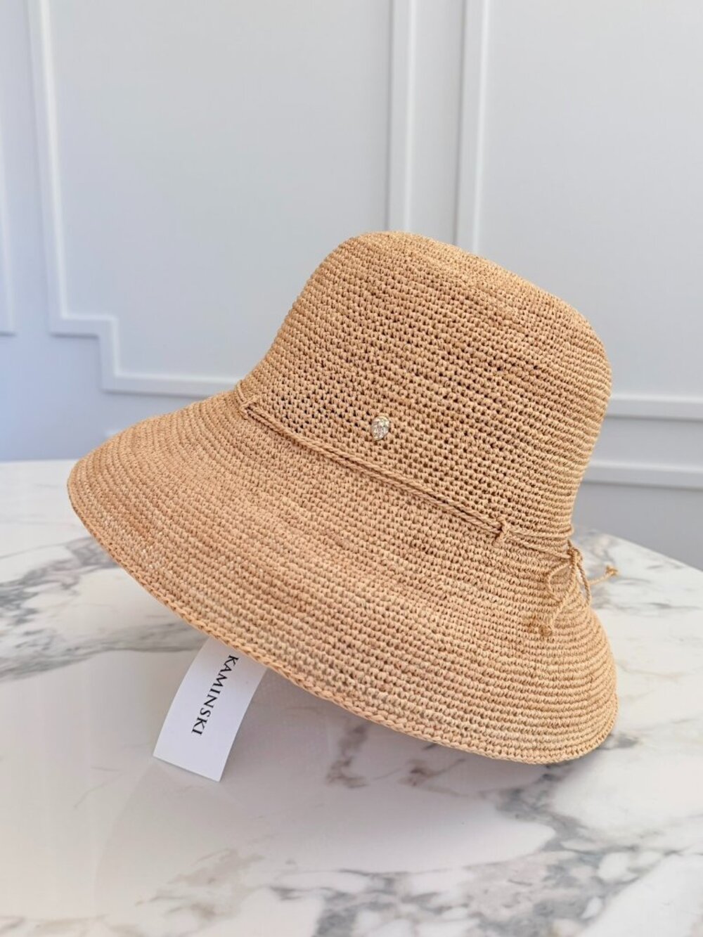 NWT - Helen Kaminski Provence 10 Raffia Hat - Natural👒 - Picture 2 of 7